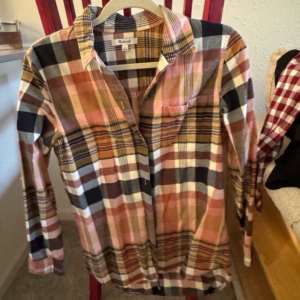 Madewell Multicolor Plaid Shirt